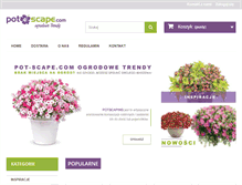 Tablet Screenshot of pot-scape.com